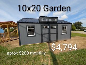 10X20 Garden Shed