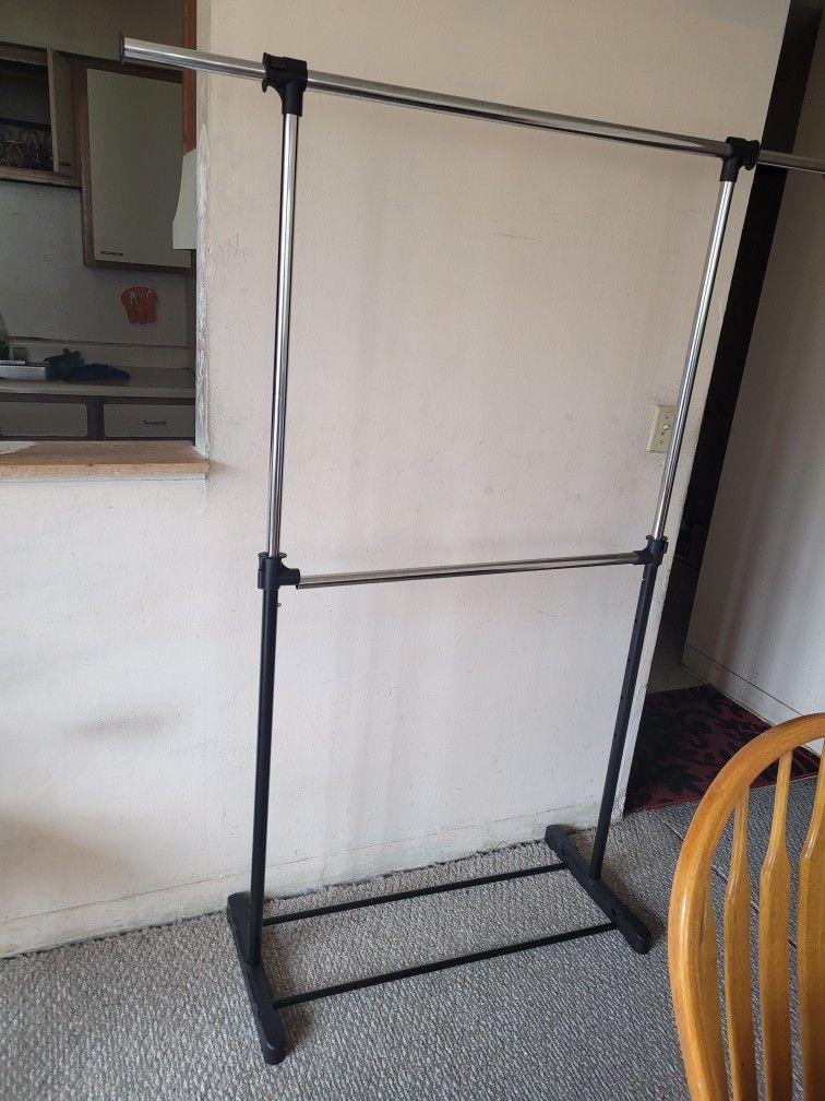 New Clothes Garment Rack Double Tier