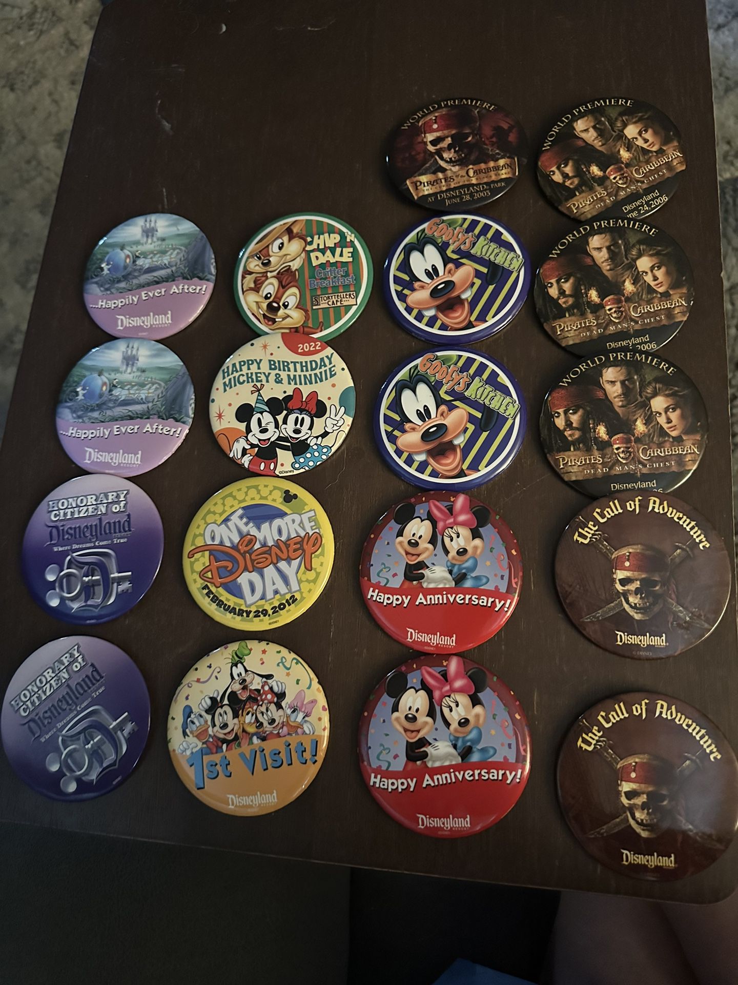 Disney Buttons 