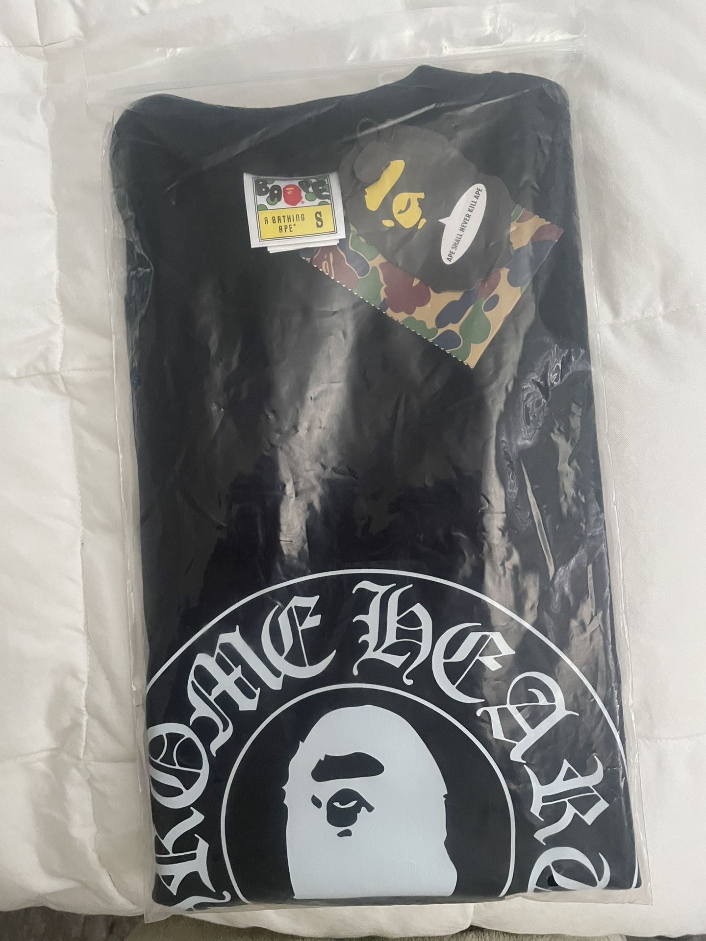 chrome hearts bape shirt