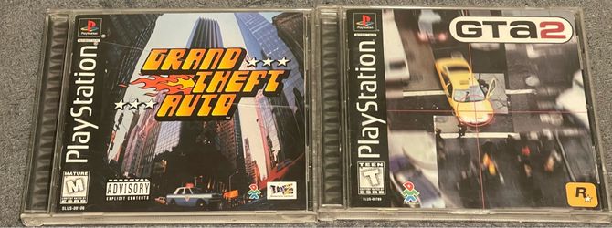 PlayStation Ps1 Grand Theft Auto 1 and 2 OG collection
