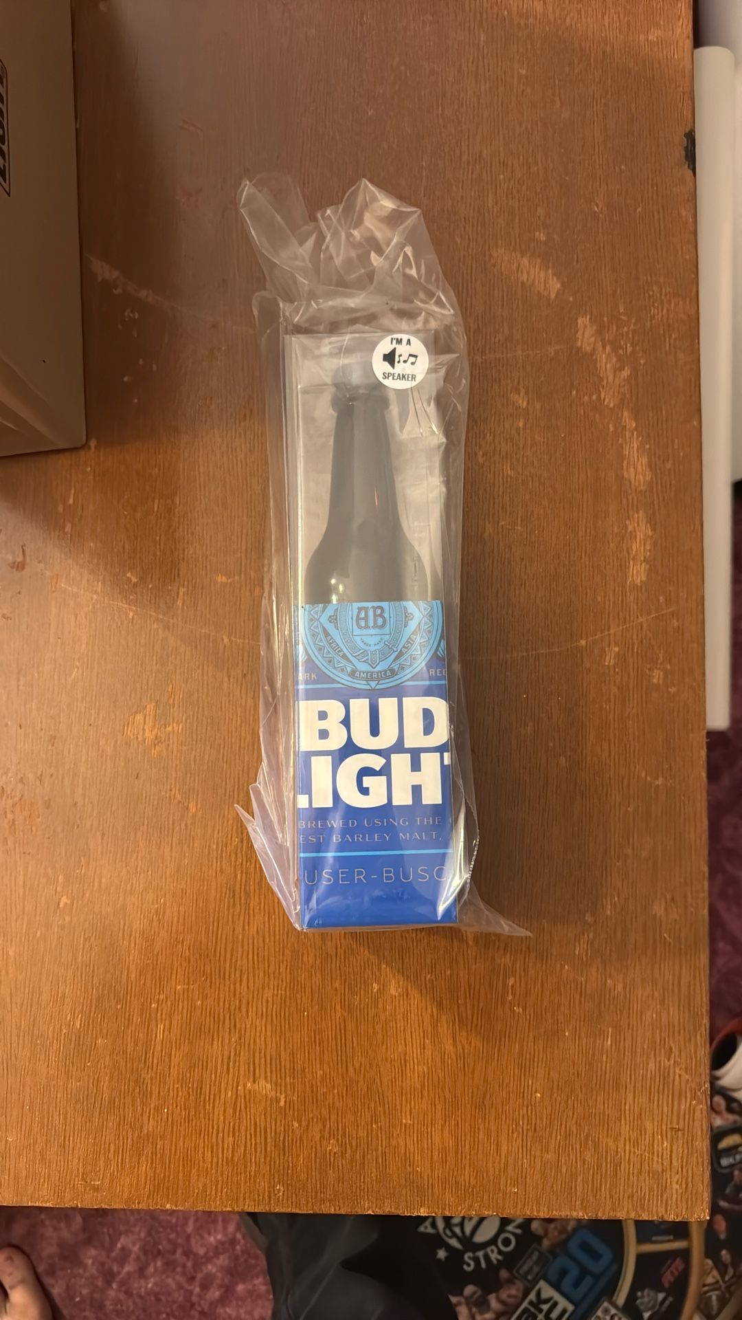 Bud Light Bluetooth Wireless Speaker Bottle with 30 Ft. Range