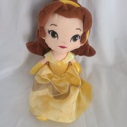 Disney Princess So Sweet 12-Inch Plush Belle in Yellow Dress, Beauty and the Beast