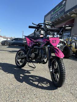 2026 MotoTec Pioneer 50cc – Pink Cyclone