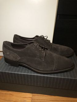 Luxury Italian Ermenegildo Zegna dress shoes size 8 8.5 real leather
