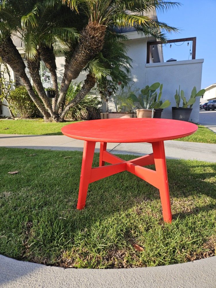 Small Red Coffee Table/Side Table