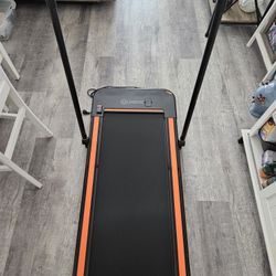 Urevo 2-in-1 Folding Treadmill