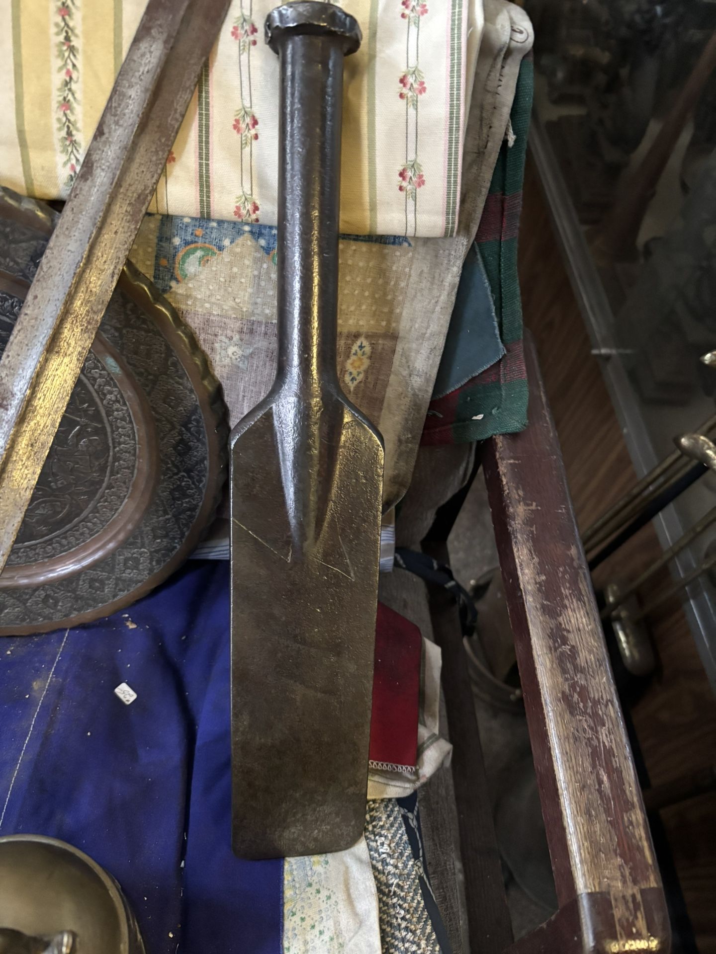 Blacksmith Made Solid Iron Caulking?? Tool