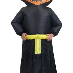  Inflatable Pumpkin Wizard Costume - Adult Size  
