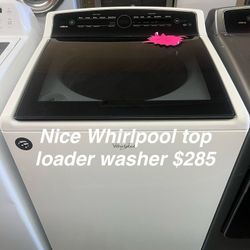 Nice Whirlpool Top Loander Washer 