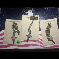 TALISMAN  Of Galilee  - Stone Cross. $2 