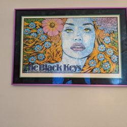 Chuck Sperry Black Keys Print. Signed & Dated