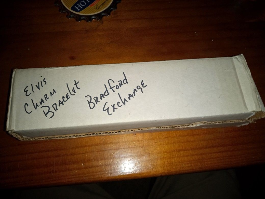 Elvis Charm Bracelet From Bradford Exchange Co. 24 K Gold Plated. for Sale in Rossville, GA