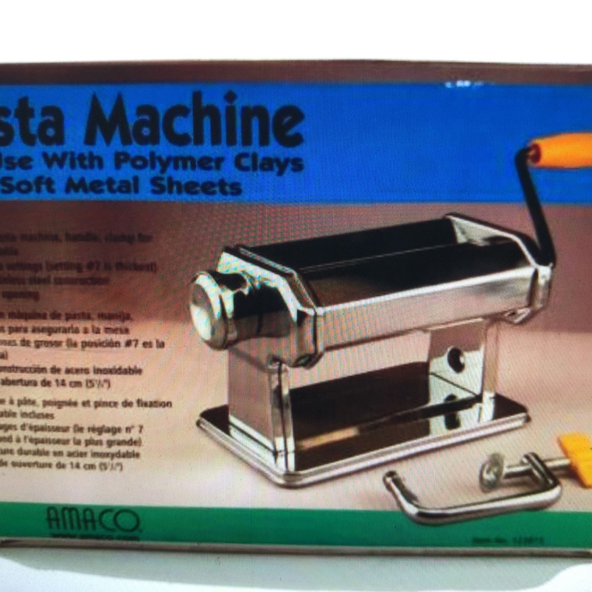 Amaco Metal Pasta Machine for Polymer Clay