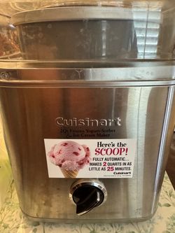 Cuisinart 2Qt Frozen Yogurt-Sorbet & Ice Cream Maker
