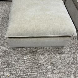 Crate And Barrel Deep Ottoman 