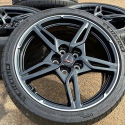 2023 Chevy Corvette C8 Wheels Michelin Pilot Sport A/S Tires NEW