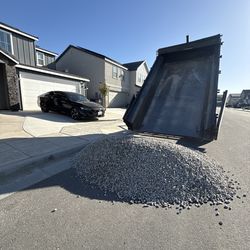 White 3/4” rock sale per ton