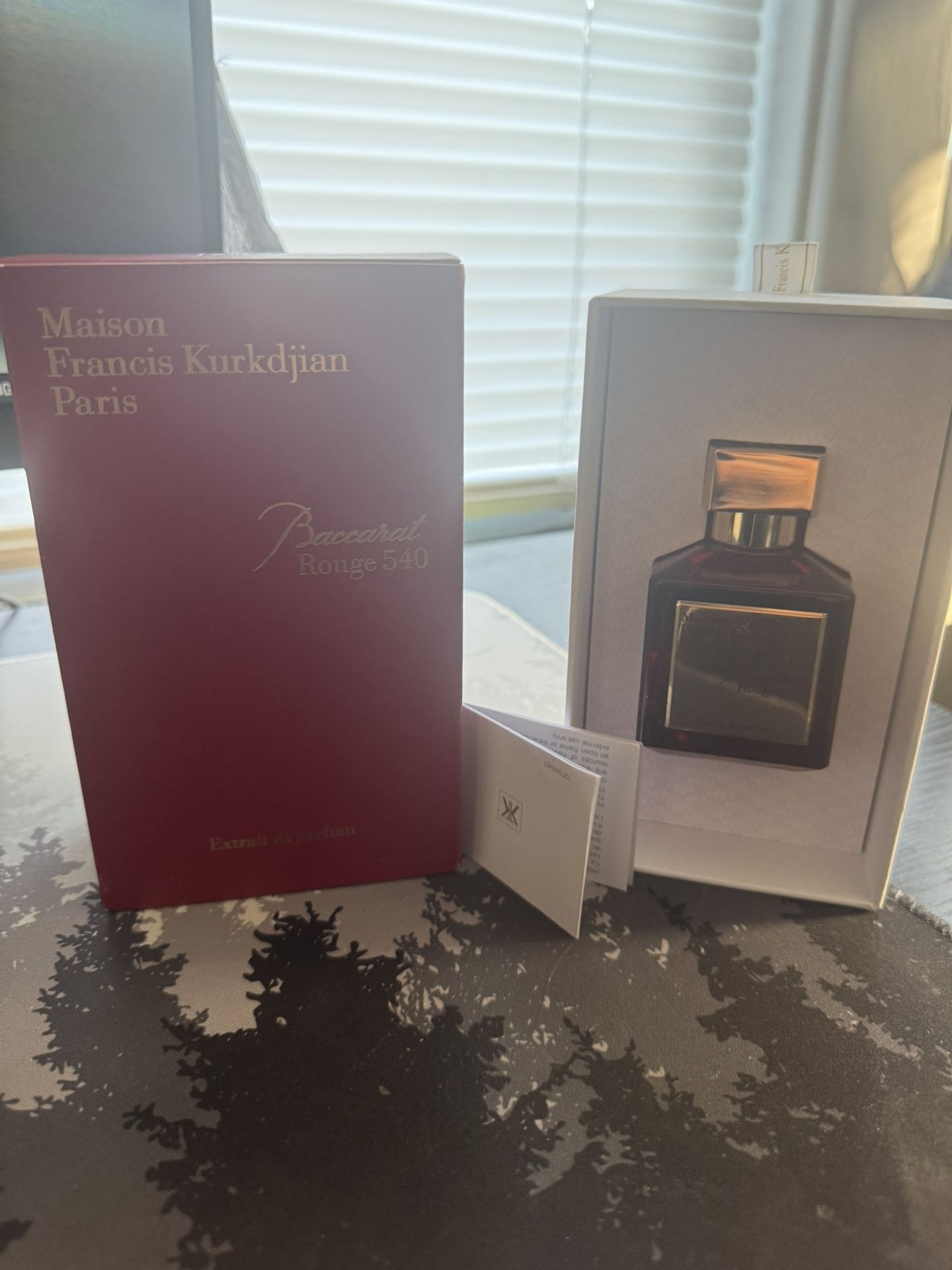 Baccarat Rouge 540 Eau De Parfum - 70ML - *OPENED* - *AUTHENTIC* - *SPRAYED 6X*