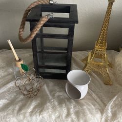 Misc decor Items Selling All Together Paris, Candle Holder, Lantern