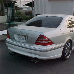 Mercedes benz w220 s class LRS REAR BUMPER Liquidation Sale 00 01 0203 04 05 06