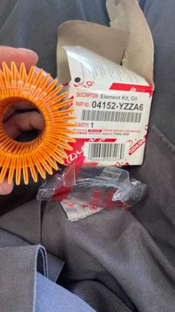 2017 Toyota Corolla Oem 2 Oil Filters And Oem Air Filter