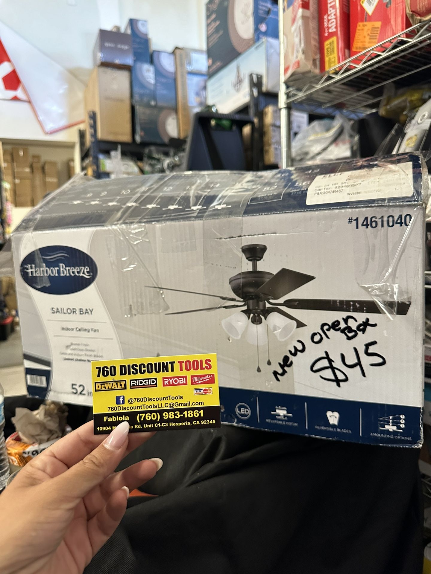 Harbor Breeze Sailor Bay 52-in Dark Bronze Indoor Downrod or Flush Mount Ceiling Fan with Light (5-Blade) Item #1461040 | Model #RLG52NWZ5L