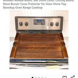Stove Cover - Stove Top Cover for Electric Stove, Wooden Noodle Board, Gas Stove Cover, Cutting Board, Stove Burner Cover Protector for Glass Stove To