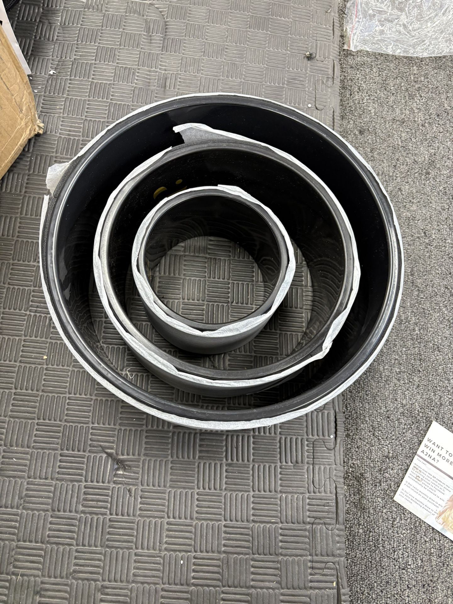 3pcs Yoga Wheels For Back Pack, 3pcs Yoga Wheels, 13"+10" +6"