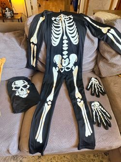Youth skeleton costume