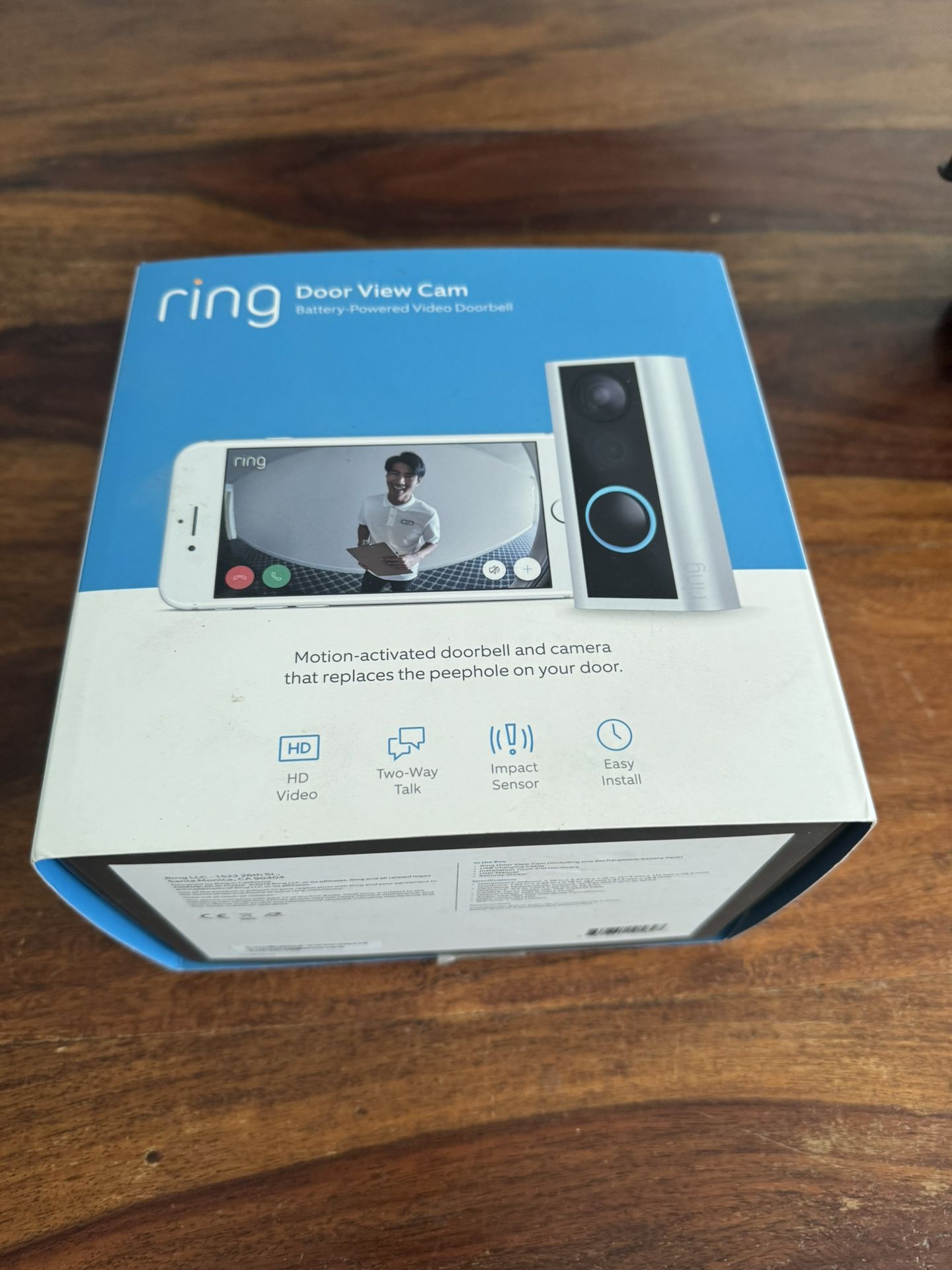 RING Door View Cam - Battery NEW