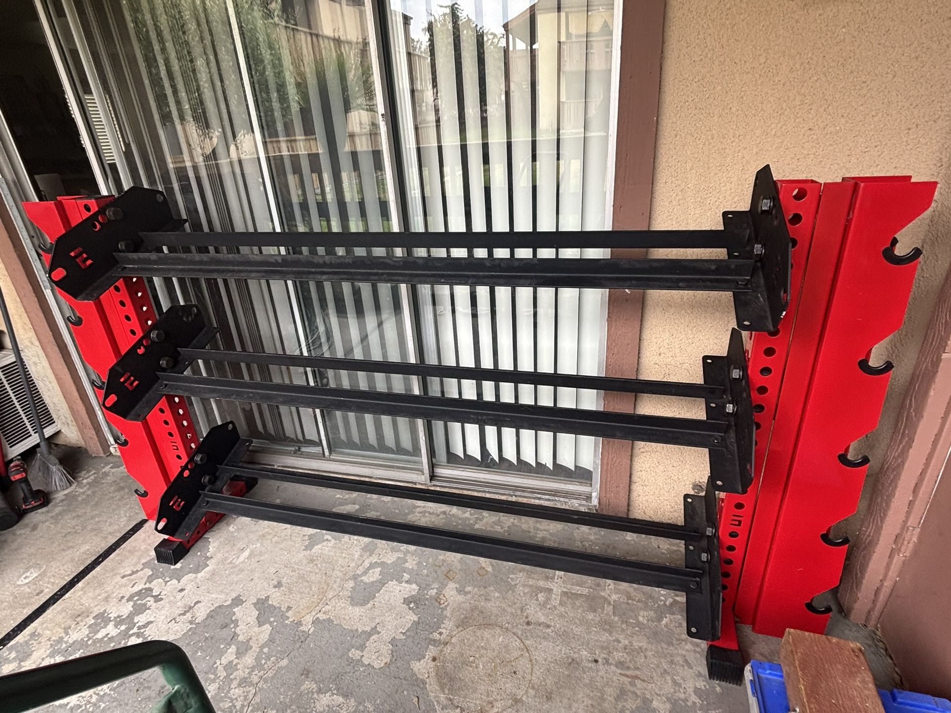 ALPHA -3 TIER DUMBBELL WEIGHTS STORAGE RACK CAN EASILY FIT 5-100 LBS WITHOUT TAKING TOO MUCH SPACE ( Dumbbells Not Included)