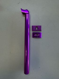 SE Racing Seat post custom purple anodized