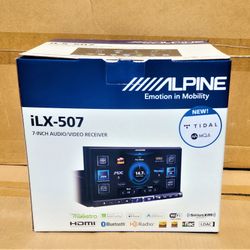 Alpine ILX-507 Wireless Wireless Apple Carplay Hdmi Double Din Stereo System