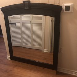 Black Marble Top Dresser Mirror