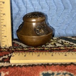 Chinese Bronze Censer With Lid
