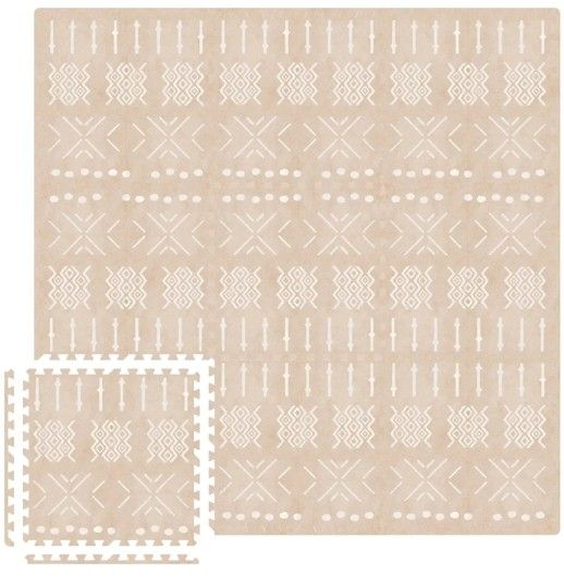 Boho Mat/ Toddler Mat / Playroom Mat 6x6