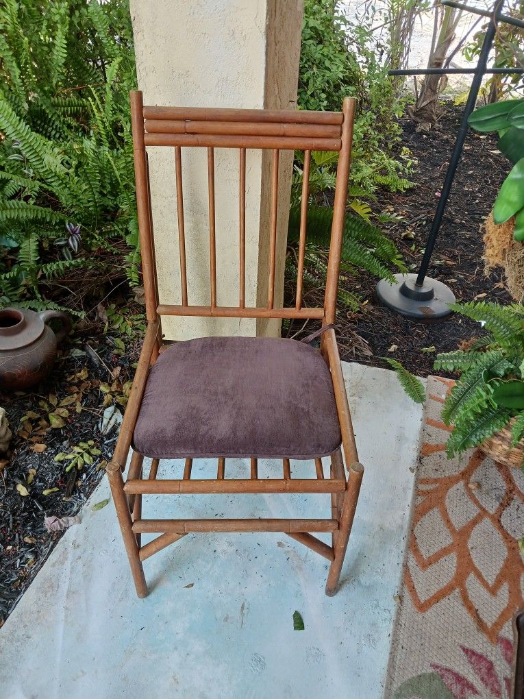 Beautiful Bamboo Chair 7 Firm Lots Items My Post Go See
