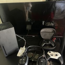 Xbox series x complete pro starter gaming set up.