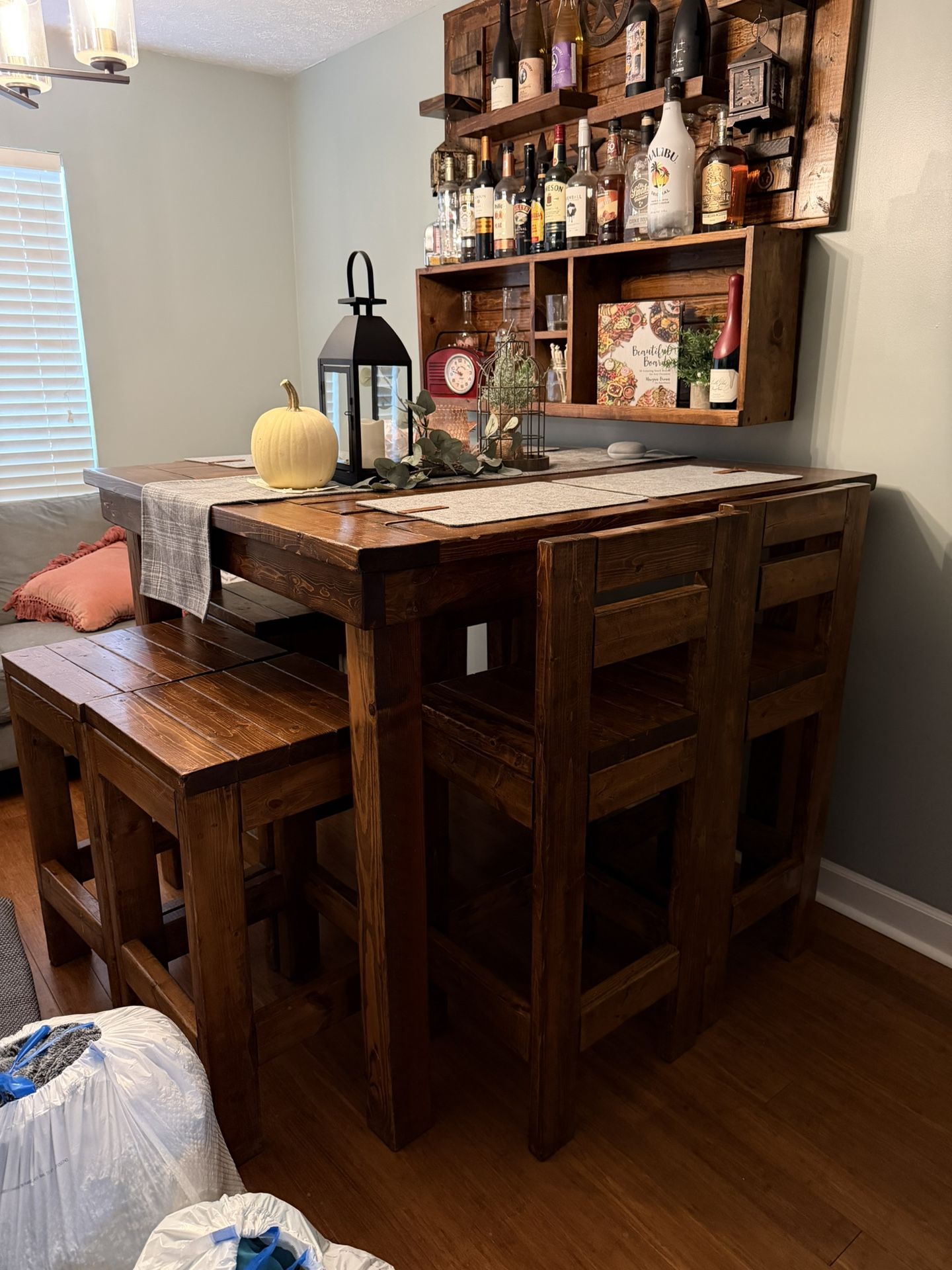 Real Wood Dining Room Table And 6 Chairs