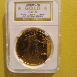 2021 GOLD WALKING LIBERTY 