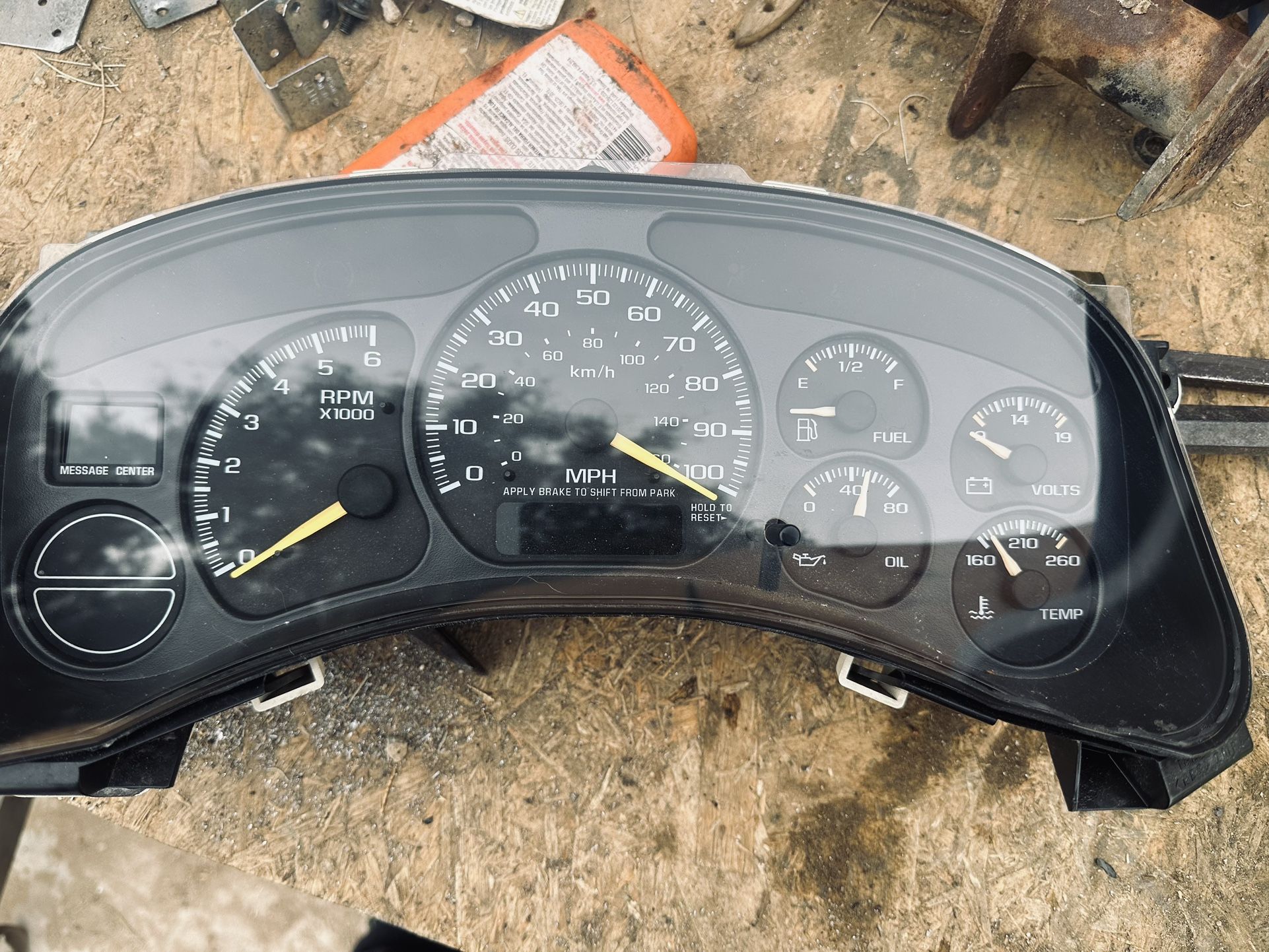 Chevy Cluster 