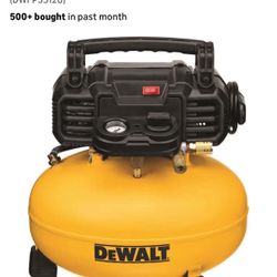 DEWALT Pancake Air Compressor, 6 Gallon, 165 PSI