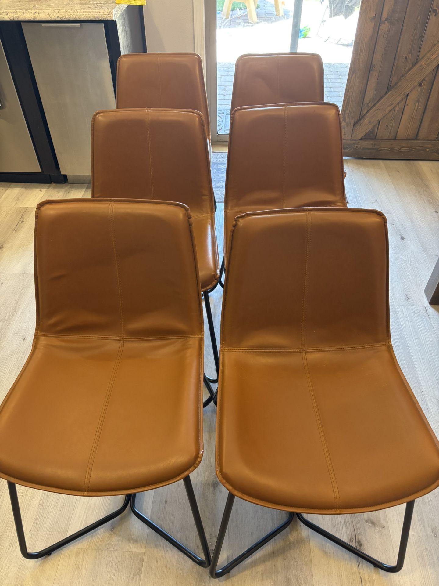 Leather Dinner Table Chairs