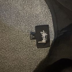 stussy faded zip hoodie