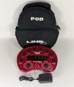 Line 6 POD Version 2.0 Digital Multi-Effects Amp Modeler for Electric Guitar