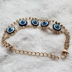 Blue Evil Eye Bracelet 
