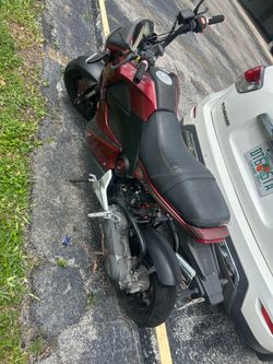 50 cc scooter bike red