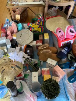 Unlimited Stuff 15 pairs shoes for women men perfumes makeup everything for $400