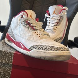Jordan 3 Cardinal Red